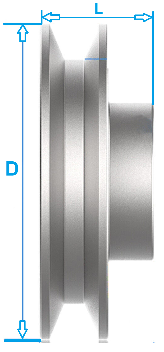 Klinová remenica na remeň 10/SPZ/XPZ - D= ø 79 mm