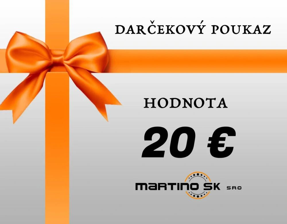 Darčekový poukaz v hodnote 20 €
