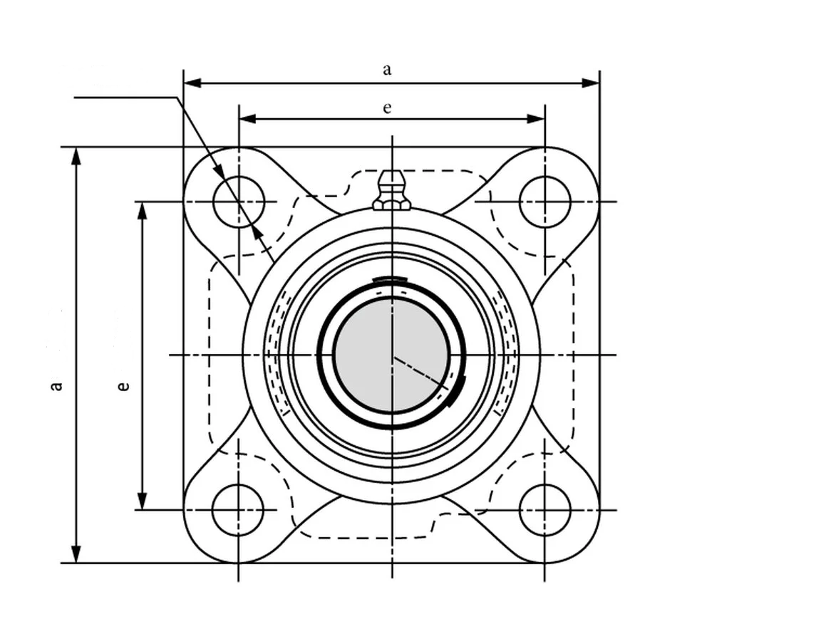 UCF 211 Ložiskový domec