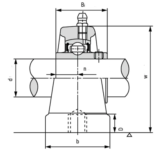 UCPA 208 Ložiskový domec