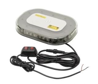 LED maják 90 W, oranžová, na naskrutkovanie, 250 x 173 x 36 mm, 30 LED